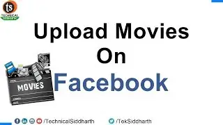How to upload movies in Facebook without copyright issue | Technical Siddharth