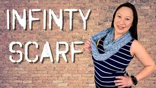 How To Sew An Infinity Scarf | The Sewing Room Channel