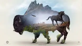Home on the Range - Making of 2020 Desktopography artwork