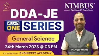 DDA JE 2023 ALL In One Series | Civil Engg. Free Online Class for DDA-JE Exam 2023 | General Science