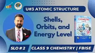 Class 9 Chemistry | Unit 3 Atomic Structure | Shells, Orbits & Energy Levels  | FBISE |  SLO # 2