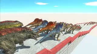 Cannivore Dinosaurs VS Ancient Warrior - Animal Revolt Battle Simulator