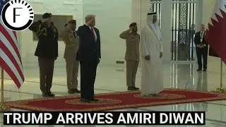 US President Trump arrives Amiri Diwan | Qatar |Doha | Forelines