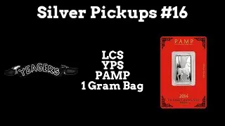 LCS Silver Pickups | YPS Poured Silver, 1 Gram Lot, PAMP, Great Finds