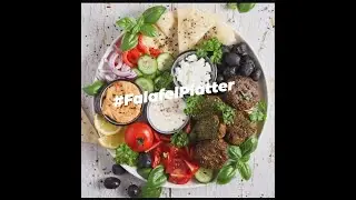 #falafels #falafelwrap #hummus #falafel platter