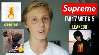 SUPREME FW17 WEEK 5 LEAKED! (SUPREME X ANDRES SERRANO, VANS, ETC.)!!