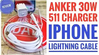 NEW 2022 Anker Nano 3 GaN 511 iPhone 30W Charger USB-C to Lightning Cable Bio Based