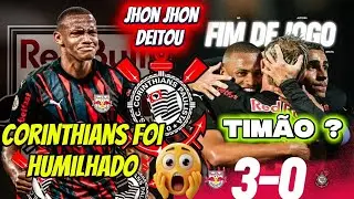 CORINTHIANS FOI HUMILHADO EM BRAGANÇA RED BULL 3 X O CORINTHIANS, PÓS JOGO 