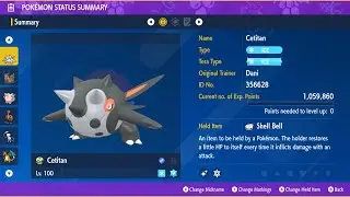 Cetitan (Any NPCs) - Solo - 5 Star Wo-Chien Raid - Pokemon Scarlet/Violet