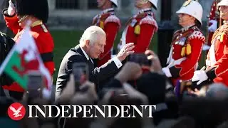 Anti-monarchy crowd boos King Charles III at Cardiff Castle