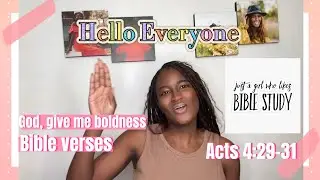 God,give me Boldness || Bible Verses