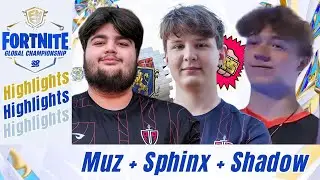 Muz, Sphinx & Shadow - Fortnite FNCS 2025 Global Championship Trio Highlights
