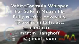This Whisper Foiling Catamaran is for sale - Miami FL