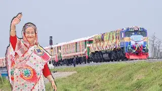 পদ্মা সেতুতে ট্রেন চলাচলের উদ্বোধন করলেন প্রধানমন্ত্রী