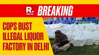 Police Seize 1,800 Liters Of Alcohol From Illegal Liquor Factory In Delhi, 2 Arrested