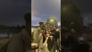 Ministering outside King's Cross Station