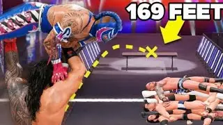 Try to break world record in WWE 2K25 😯🔥💥🔥
