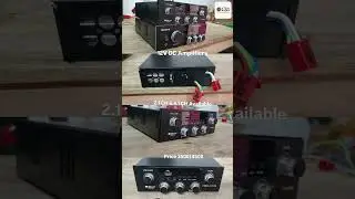 12V 4.1 CH Amplifier /DC Amplifier /12V DC/ Audio #music #song #tubeamplifier #amplifiers #reels