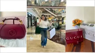 Unboxing my New handbag Gucci Blondie Small Top Handle Bag in Rosso Ancora Red leather