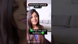 What are your hobbies ? ✅ #english #interview #shorts #shortvideo