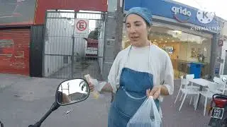 Trabajando en  uber moto en zona norte,  8 viajes $54mil pesos 