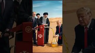 Putin, Khamenei & Trump Unite at Desert Oil Pump | Political Satire 😂🌍 #trump #funny #memes #putin