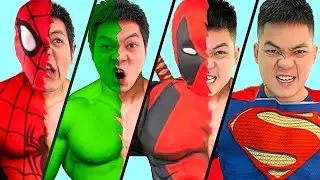 Evolution of Superheroes Spider man