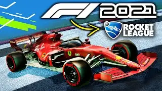 PLAYING F1 2021...but it's on Rocket League?! | (F1 2021 Gameplay Rocket League DLC Pack!)