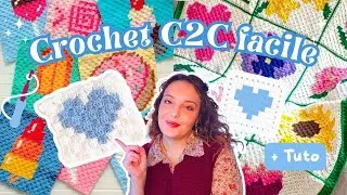 C2C Crochet Tutorial 🧶: Learn the technique and create any pattern!