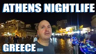 Athens Greece Nightlife Walk Around Monastiraki: The Crowds Are Back!