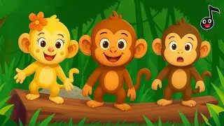 Dance like a Monkey - Sing Along Kids Song - Children Music