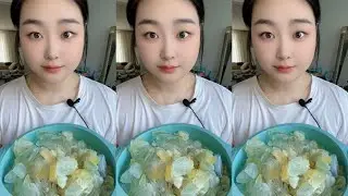 ASMR ICE EATING / ASMR MUKBANG ICE EATING SOUNDS FROM THE FROZEN WATER