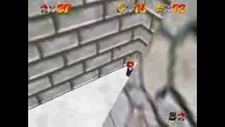 Super Mario 64: Twisted Adventures Walkthrough: B-25 Don't Slide and Get Coins