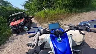 Yamaha Raptor 700 : Top Speed Run - Country Roads and trails!