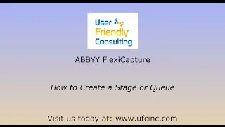 ABBYY FlexiCapture - Stages and Queues