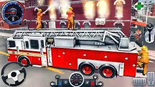 Fire Truck Rescue Simulator 2025 &ndash;Us City Emergency 911 Firefighter - Android Gameplay part 2