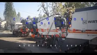 SHAW STORIES - L.A. CITY DEPT OF STREET SERVICES - SURFACING MY ROAD SUNLAND PT. 1 OF 2 AUG 26, 2021