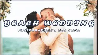 How to take Stunning BEACH WEDDING PHOTOS! Sunset Wedding in Delaware