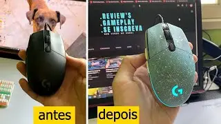 Pintando o mouse Logitech g203