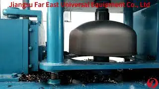 Dish end vertical automatic trimming machine for LPG cylinder manufacturing