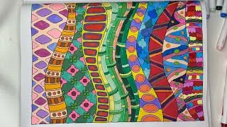 1 Hour of Calm Night Coloring Together ✨ Art Therapy 🎨 Do What You LOVE ❤️ COLORING BOOK for ADULTS