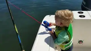 Boston's First Fish at 2.5yrs old