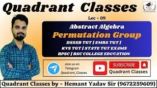 Permutation Group | Lec-09 |#bscmaths  #abstractalgebra #rpsc2ndgrademathsonlineclasses #ruexam2021