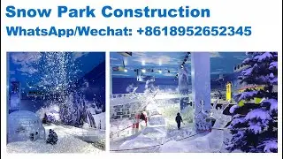 How to build an attractive snow park from flat ground？