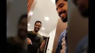 عبدالله الخشرمي في استديو محمد الحسينان.