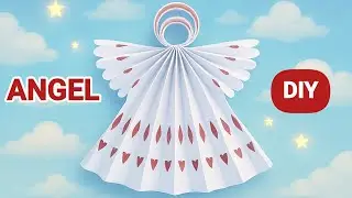 Easy Paper Angel 👼 | DIY Christmas Paper Decoration
