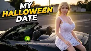 Took Ariel Out For Halloween 2025 In My Convertible Corvette