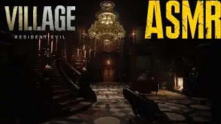 ASMR GAMING - Exploring the Castle - Resident Evil Village - Whispering Controller Sounds