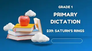 1.239 | Saturn's Rings | Primary Dictation | Grade 1 | Listening Writing Skills | All English 4U