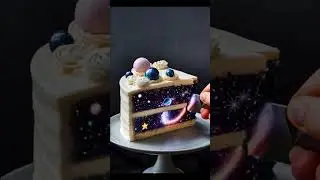 کیک فضایی😮#asmrslime Haasmr #asmrsounds #asmrvideo